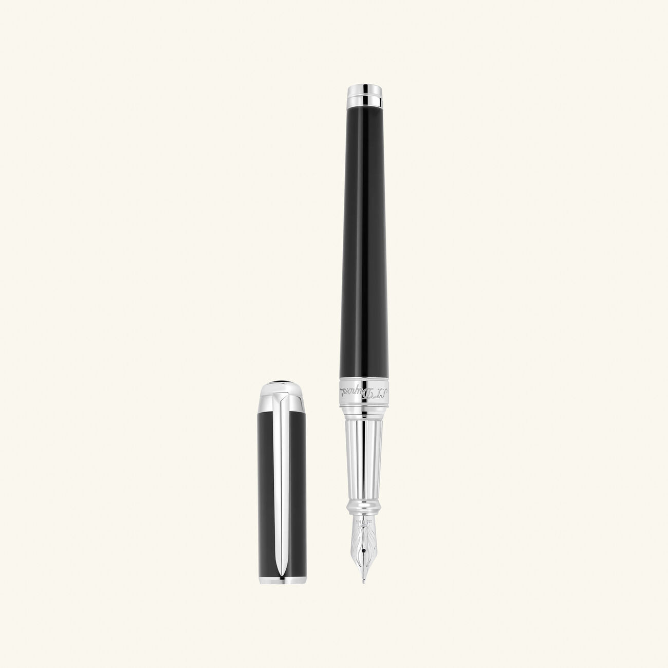 st dupont eternity fountain pen black