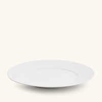 bernardaud ecume service plate round white 29cm