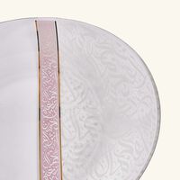 دملاج طبق نغم الدائري الكبير للضيافة بتصميم شفاف   40 سم