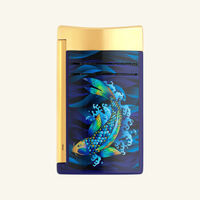 st dupont maxijet koi fish lighter blue