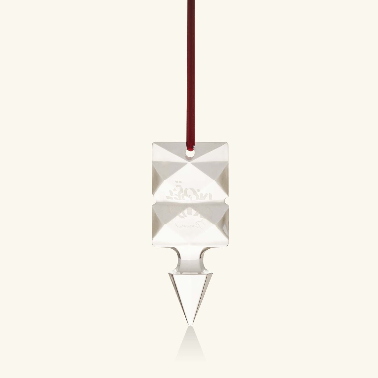 باكارا قطعة الزينة نويل لوكسر 2024 ميني باللون الشفاف