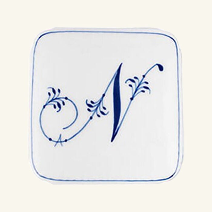 royal copenhagen alphabet collection n bonbonniere box white