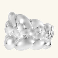 كريستوفل خاتم بابيلون كبير فضي   مقاس 53