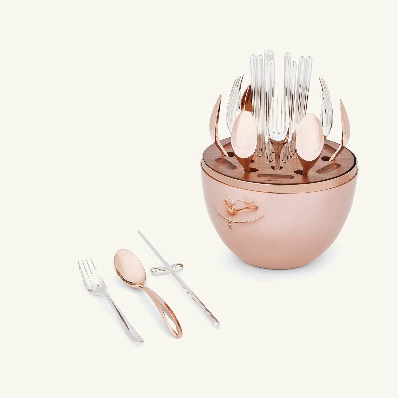 christofle mood asia precious brown