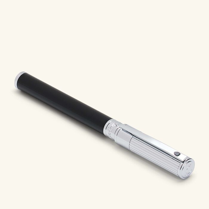 st dupont d initial rollerball pen black