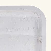 christofle graffiti serving tray rectangular medium silver plated
