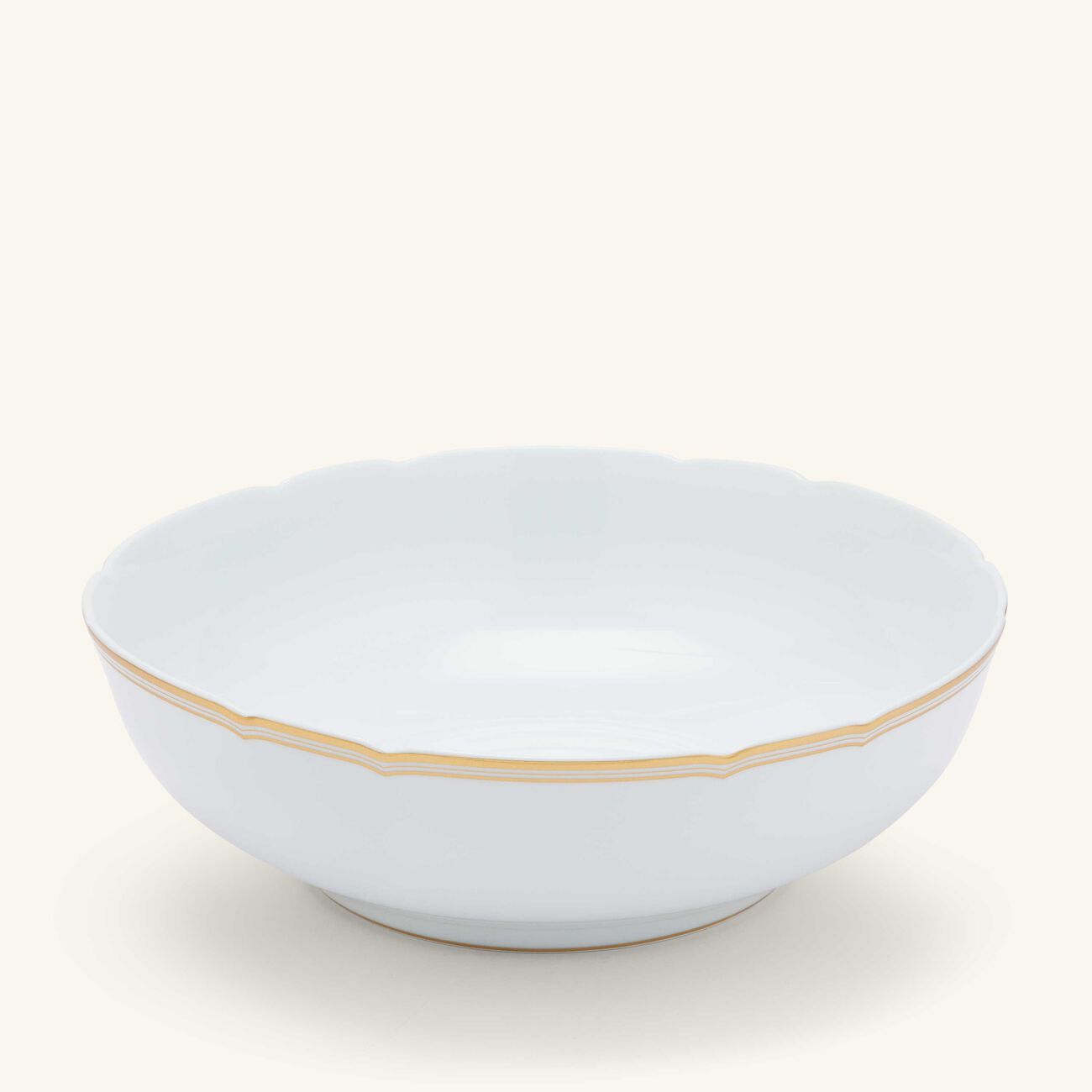 bernardaud pompadour salad bowl gold 25cm
