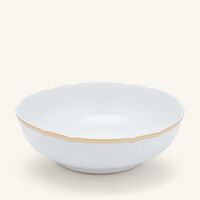 bernardaud pompadour salad bowl gold 25cm