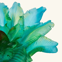 daum leopard tropical voyage centerpiece blue
