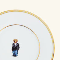 Wilshire Tux Bear Plate Set 4 ralph lauren home wilshire tux bear plate set 4