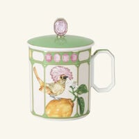 rosenthal idyllia mug with lid flycatcher green