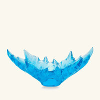 lalique champs lys es centerpiece blue