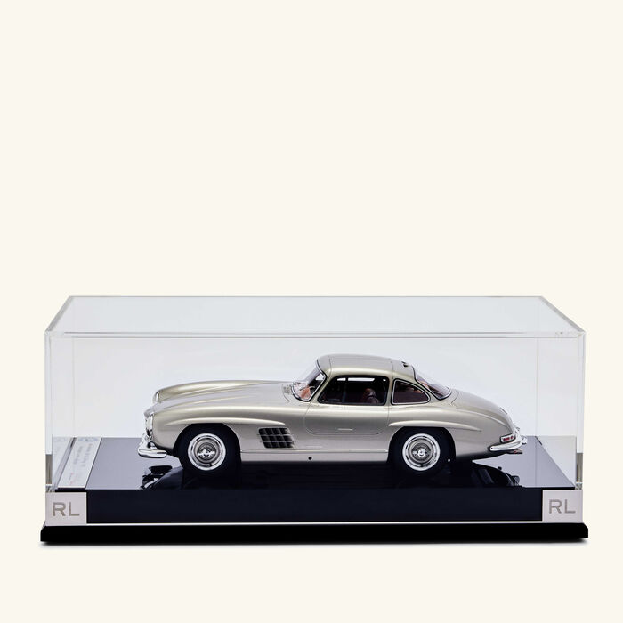 ralph lauren home mercedes benz 300sl gullwing coupe model car medium silver