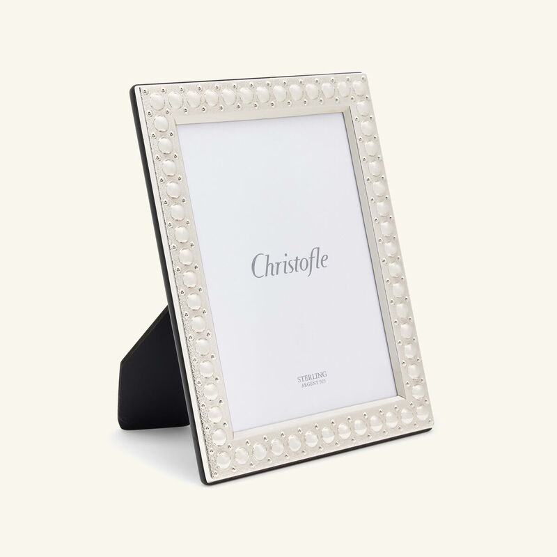 Perles Picture Frame Silver 13x18cm christofle perles picture frame silver 13x18cm