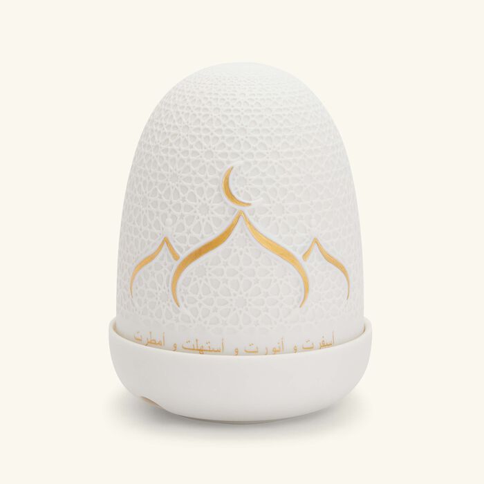 lladro diyaa dome lamp white