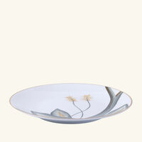 marie daage handpainted dessert plate round green 21cm