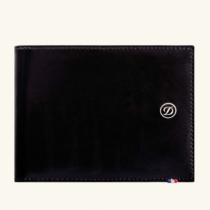 st dupont line d billfold wallet black
