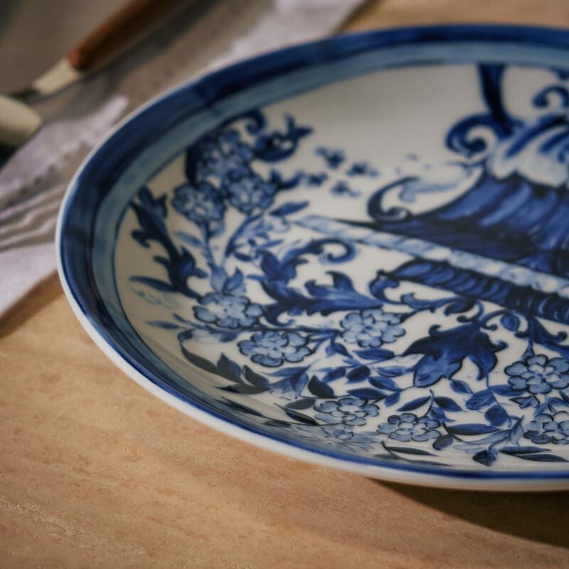 Blu Mediterraneo Dessert Plate Round Blue 19cm Set Of 2 dolce gabbana casa blu mediterraneo dessert plate round blue 19cm set of 2