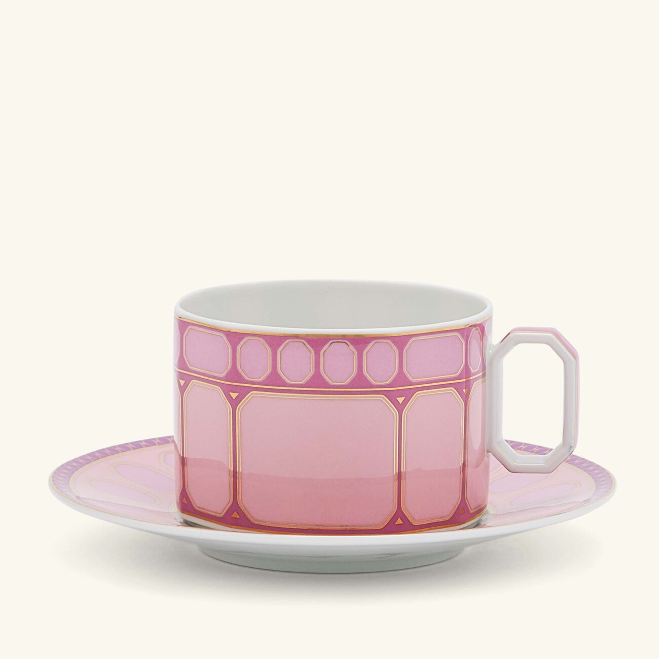 rosenthal signum rose tea cup saucer pink