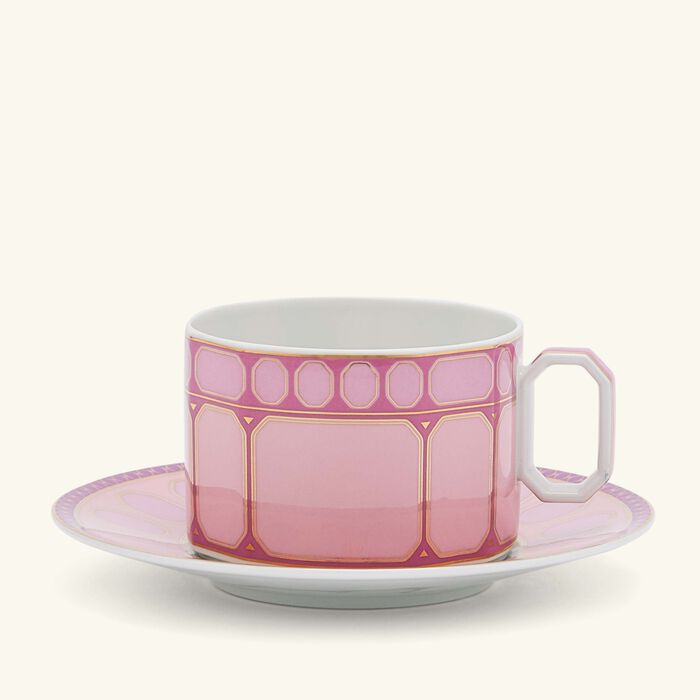 rosenthal signum rose tea cup saucer pink