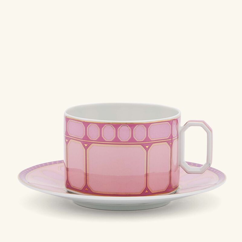 rosenthal signum rose tea cup saucer pink