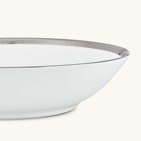 Maille Platine Soup Plate White 19cm bernardaud maille platine soup plate white 19cm