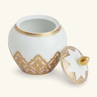 bernardaud venise sugar bowl white