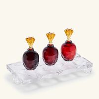 mario cioni c perfume bottles suspended with tray