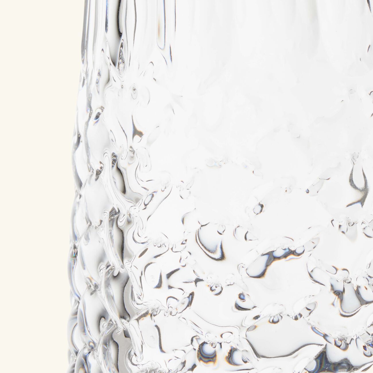 mario cioni   c elephants whisper vase large clear