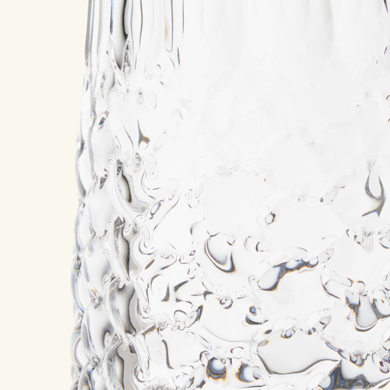 mario cioni   c elephants whisper vase large clear