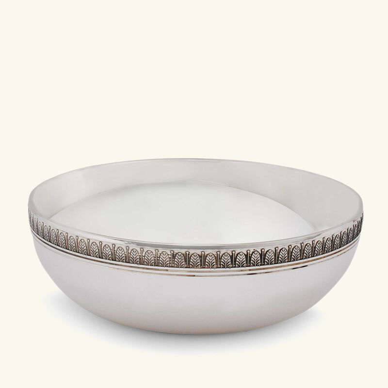 Malmaison Serving Bowl Round Silver Plated christofle malmaison serving bowl round silver plated