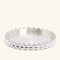 christofle babylone candle holder silver plated