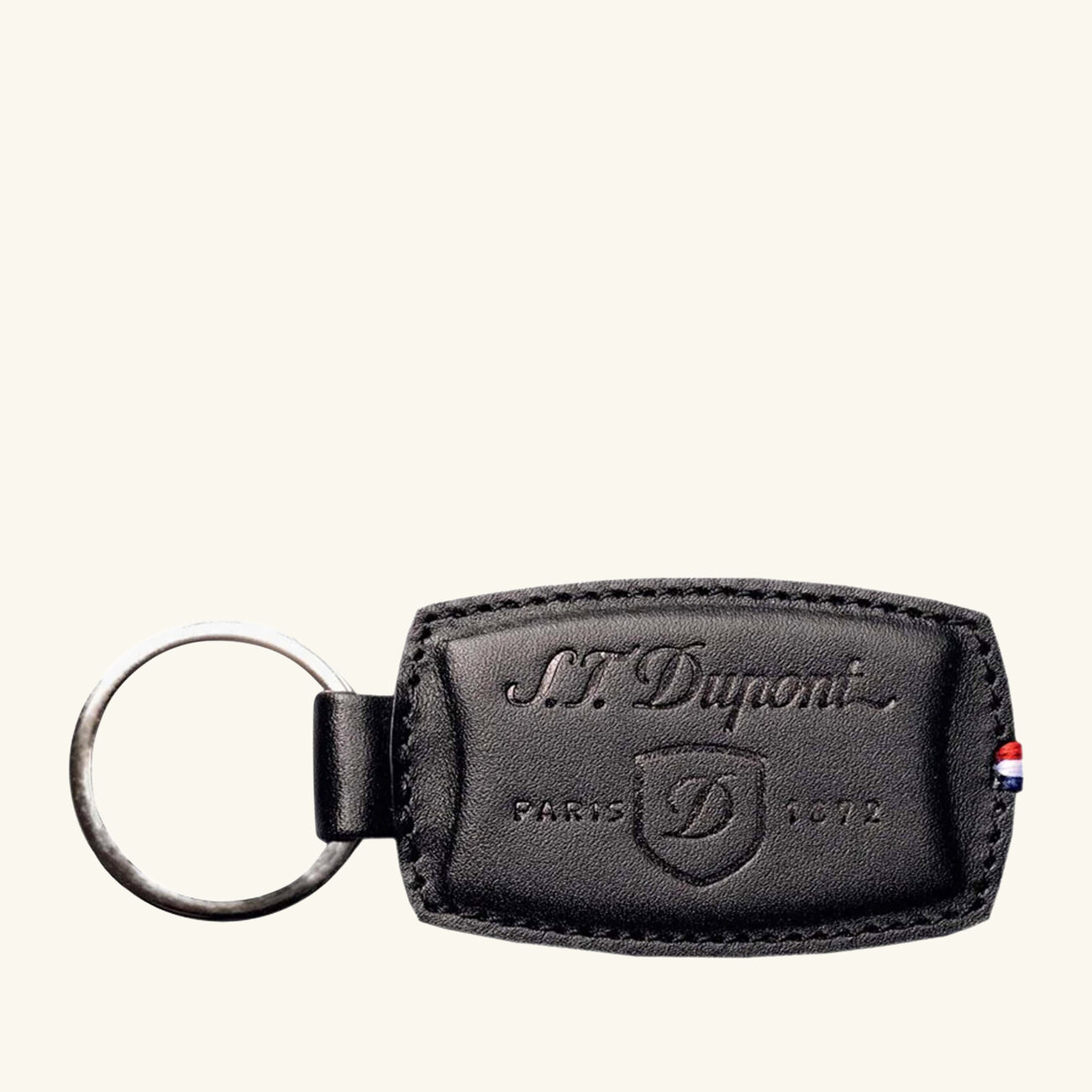 st dupont line d key chain black