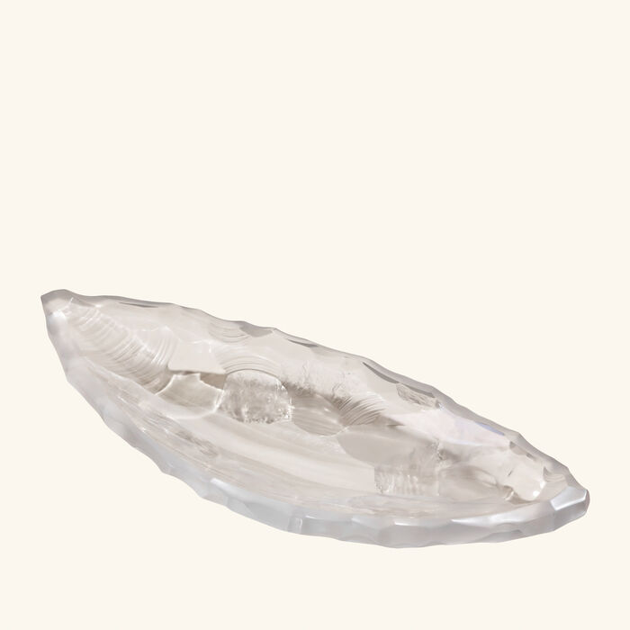 lalique terramineral silex centerpiece large clear