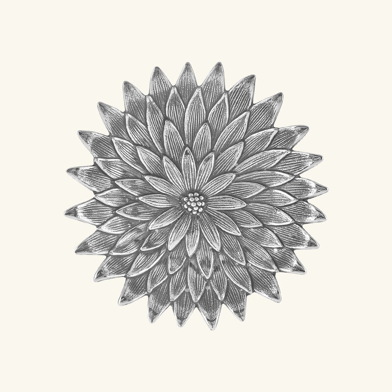 بوتشيلاتي وعاء على شكل شقائق النعمان فضي بحجم صغير