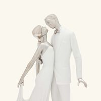 lladro happy anniversary couple sculpture medium white