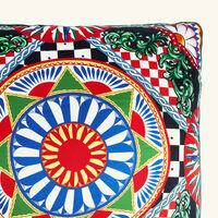 dolce gabbana casa silk twill pillow pattern