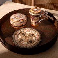 Thistle Decorative Plate Pink Set of 2 etro thistle decorative plate pink set of 2