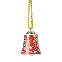 Virtus Gala Holiday Porcelain Bell, small