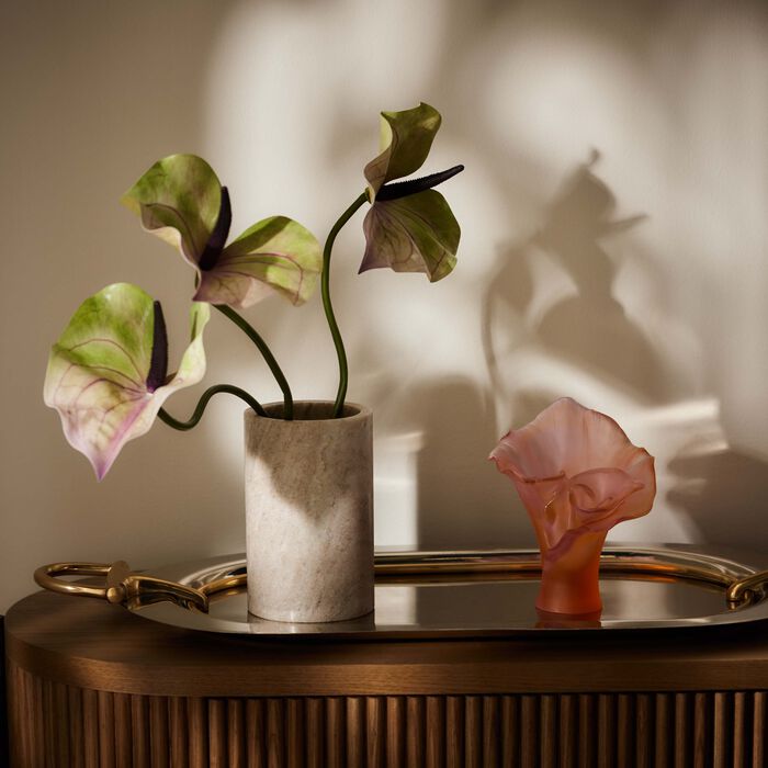 daum arum vase small orange