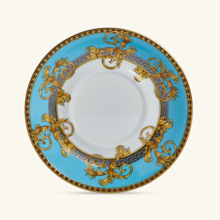 versace prestige gala tea cup   saucer blue