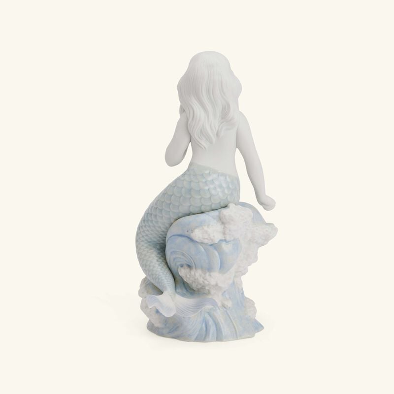 Oceans Little Mermaid Sculpture Small Blue lladro oceans little mermaid sculpture small blue