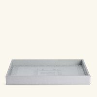 dimlaj shafa serving tray rectangular silver 40x27cm