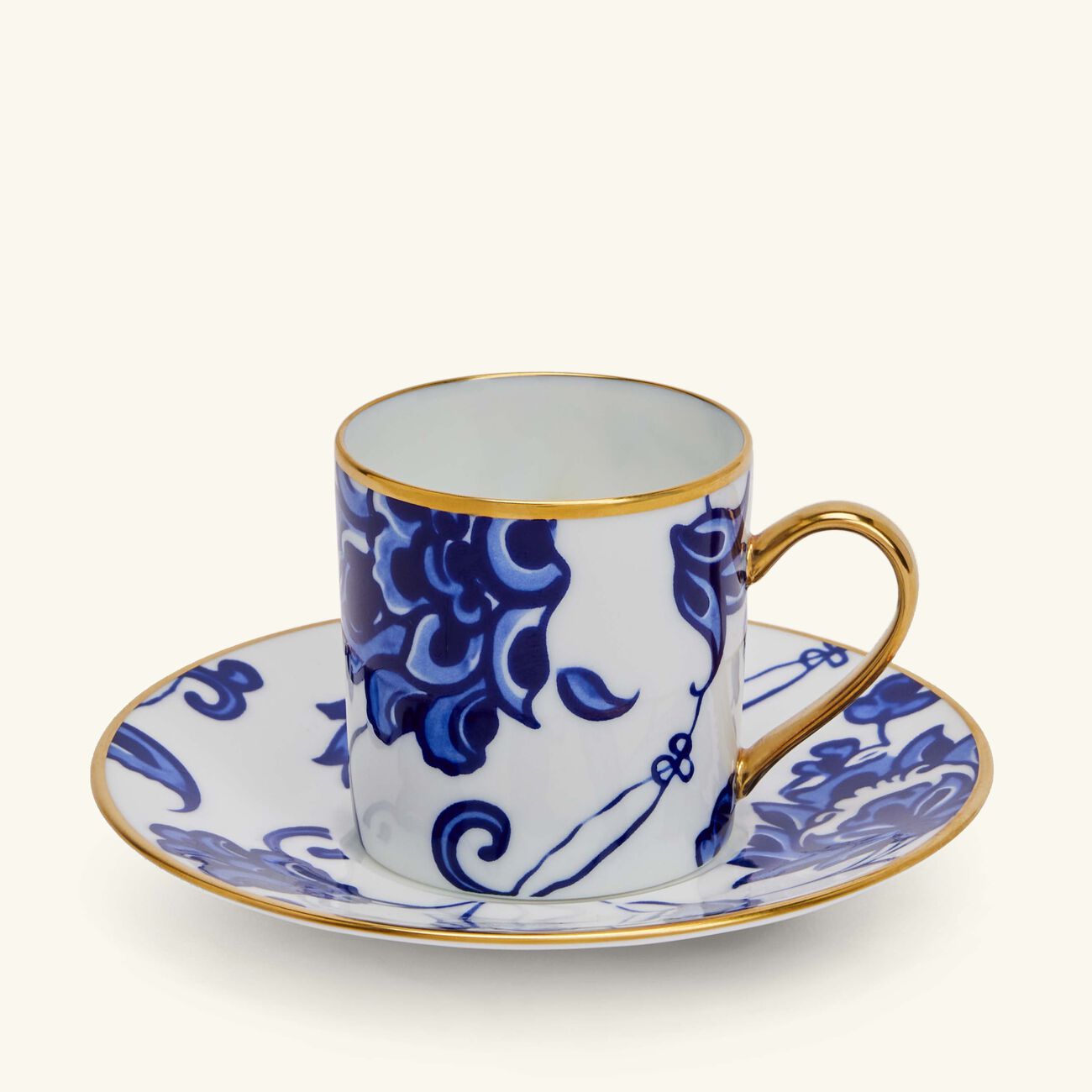 Prince Bleu Coffee Cup & Saucer Blue bernardaud prince bleu coffee cup saucer blue