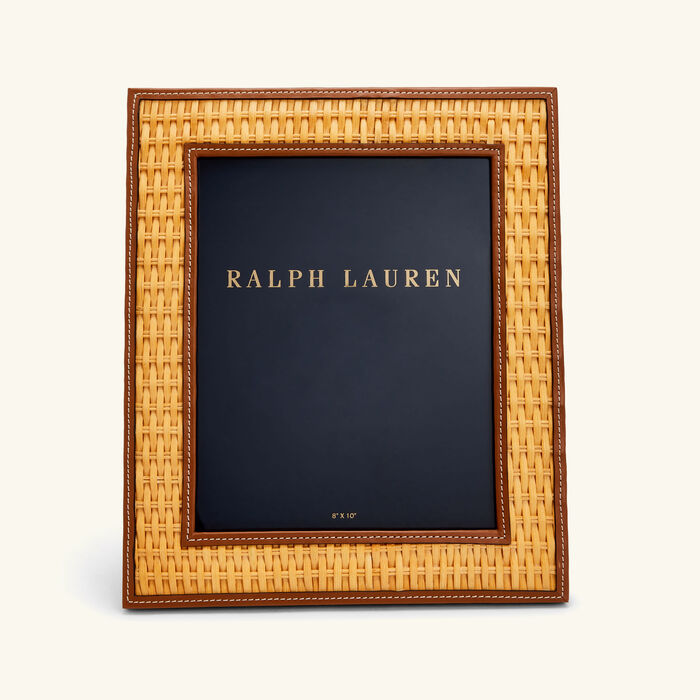 ralph lauren home bailey picture frame brown 20x25cm