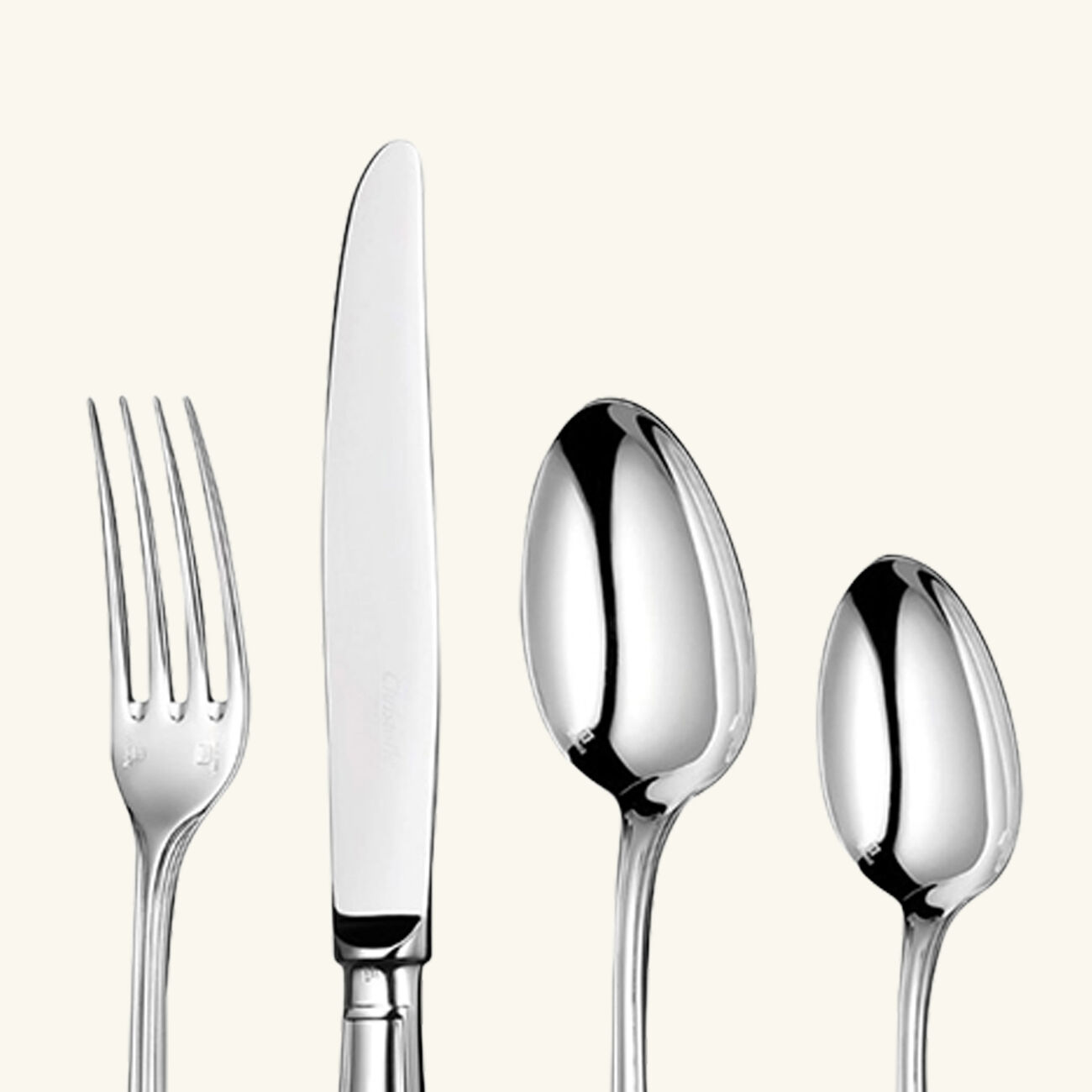 christofle albi la trousse 4 pc medium sized stainless steel set