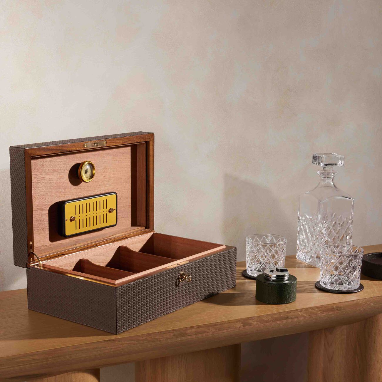 giobagnara santiago cigar humidor small brown
