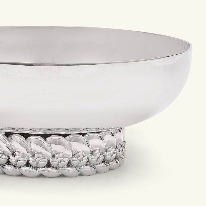 christofle babylone serving bowl silver plated