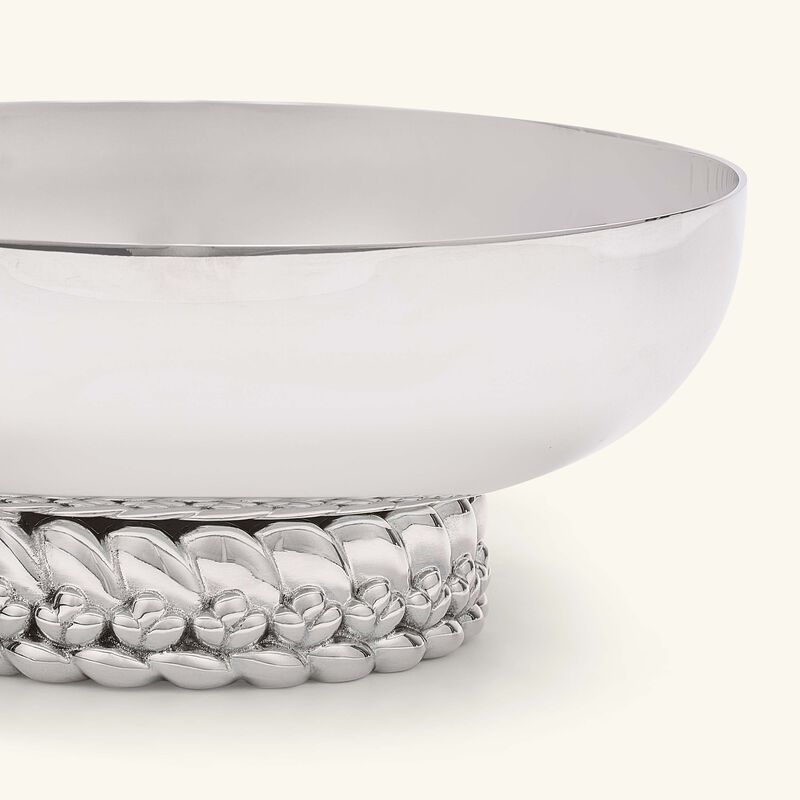 christofle babylone serving bowl silver plated