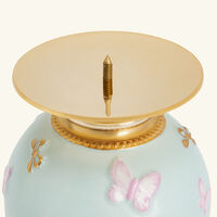 villari butterfly small candle holder blue